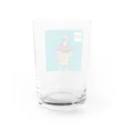 アパレルアニマルのトリ×柄シャツ Water Glass :back