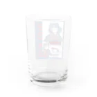 ENOSHIMAのヘブライ語ガール Water Glass :back