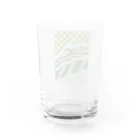かもしれない堂の草層藻想からなるグラス Water Glass :back