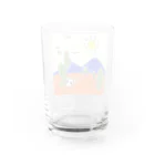 クマバチゴルフ倶楽部のクマバチとメキシカンタイル Water Glass :back