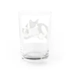 kinako-japanの七之助ちゃん心七ちゃん Water Glass :back