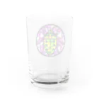 くいなの母のななほしきんかめステンドグラス風 Water Glass :back