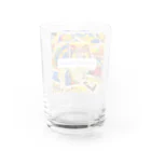 TONAMI NAOKIのタロット物販ブースのTONAMI NAOKI LOGO Water Glass :back