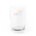 the_schnickschnackのシュニックシュナック ロゴ Water Glass :back