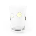 ぱな木のカニ・レモン・ホコリ Water Glass :back