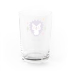 ミニマムユニヴァース@SUZURIのハリネズミのハリさんグラス Water Glass :back