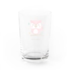 ミニマムユニヴァース@SUZURIのももいろフクロウのフクさんグラス Water Glass :back