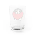 BLENHEIMのキャバリアハート（トライカラー） Water Glass :back