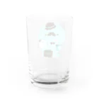 ねぎのおでかけチョコミントくまさん Water Glass :back