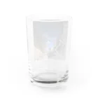 古春一生(Koharu Issey)の桜降る川空へ。 Water Glass :back