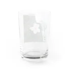 古春一生(Koharu Issey)の咲き誇れ、先の事など考えず。 Water Glass :back