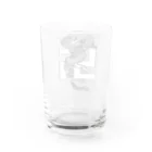 BLACK卍EMPEROR SHOPのエンペラー・ドラゴンデザイン Water Glass :back