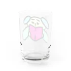 おかずぱんつ　(OKP)の本読むいぬくん Water Glass :back