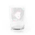 Yuko M.の赤少女 Water Glass :back