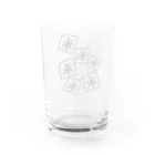 らっくー@デザイン勉強中の氷グラス Water Glass :back