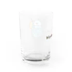 ひよこのこ SUZURI店のもののけソーダ Water Glass :back