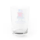 bimakoのお店のアコーディオンねこ Water Glass :back