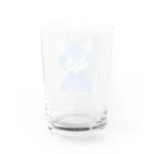 38_のあおいおおかみくん Water Glass :back