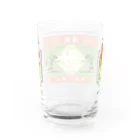 爬虫類グッズ メッサヌンサ - M.R.Sのちゃいなんハイナン - カラフルver- Water Glass :back