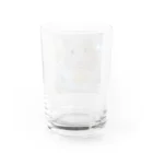 荒ぶるハムスターのバナナハム Water Glass :back