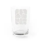 boo-banaのWHAT IS YOUR FACE? Water Glass :back