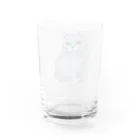 筆ペンどうぶつの猫さん Water Glass :back