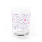 おわんのねこ.ハート.リボン02 グラス Water Glass :back