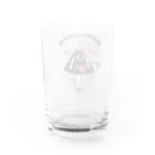 リュウラクドウの唐傘お化けと火の玉 Water Glass :back