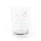 うさぎまるえkawaiishop の豚汁兄弟ー爆笑 Water Glass :back