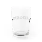 DELTAのヘッドショット Water Glass :back
