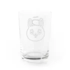 くぱん氏のうさぎのう Water Glass :back