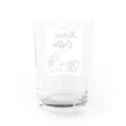 _rijittaのことり珈琲ルワンダ　ハシビロコウとショウガラゴ Water Glass :back