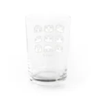 ちゃねこ商店のぴあちんグラス Water Glass :back