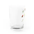 芋活.comのいもむし・けむし Water Glass :back