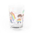 水乃みのるの【Rainbow】パレード Water Glass :back