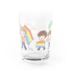 水乃みのるの【Rainbow】パレード Water Glass :back