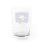 Danke Shoot Coffeeのちくわを咥える女性 Water Glass :back