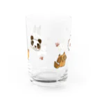 CAFE O MILKのいろんな動物せいぞろい Water Glass :back