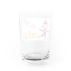 usa100の歩こう歩こう歩こう♪ Water Glass :back