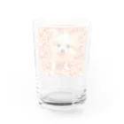 ねこっちくんカンパニーのカラフルねこっちくん Water Glass :back