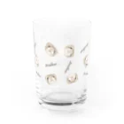 evening party (フェレ蔵はんこ堂)のFerret Water Glass :back