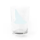 さかたようこ / サメ画家のほっとひと息サメ〈濃いめの地色向け〉  Water Glass :back