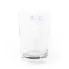 NIKORASU GOのダジャレデザイン「ゴッホ」 Water Glass :back