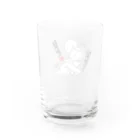 まゆぽんのアトリエのなでて、なでてー Water Glass :back