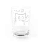 ｼｮｶ(=ФωФ=)ﾈｺのお店 SUZURI支店のひまんがCat(あ、死んだ) Water Glass :back