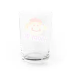 makemikaのhappy girl Water Glass :back