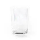 ゃんゃん(＞＜)ぼたいゃんのぼたいを飲んで目指そう健康体 Water Glass :back