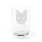 渡邊野乃香のお店の黒猫ジジ Water Glass :back