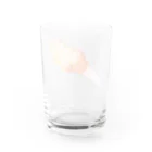 スイーツケーキショップのソフトクリーム Water Glass :back