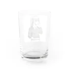 shikazu fashionの可愛いペン画イラスト Water Glass :back